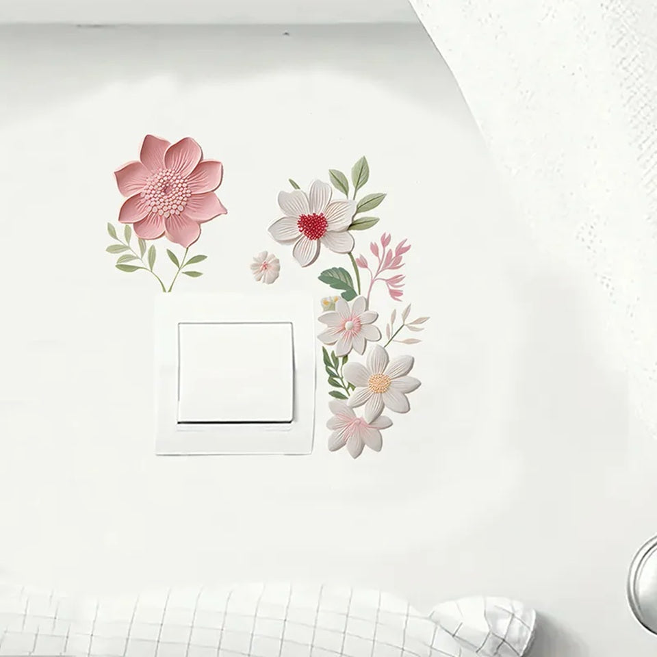Sticker Mural aux Fleurs