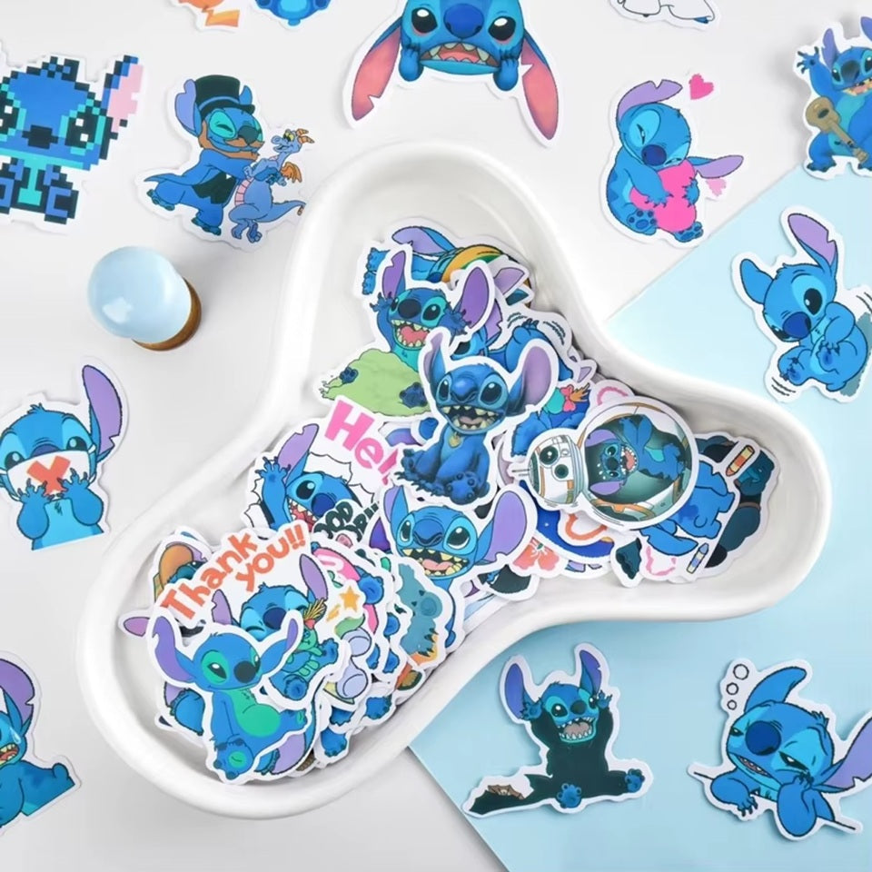 Stickers Lilo et Stitch - Lot de 20
