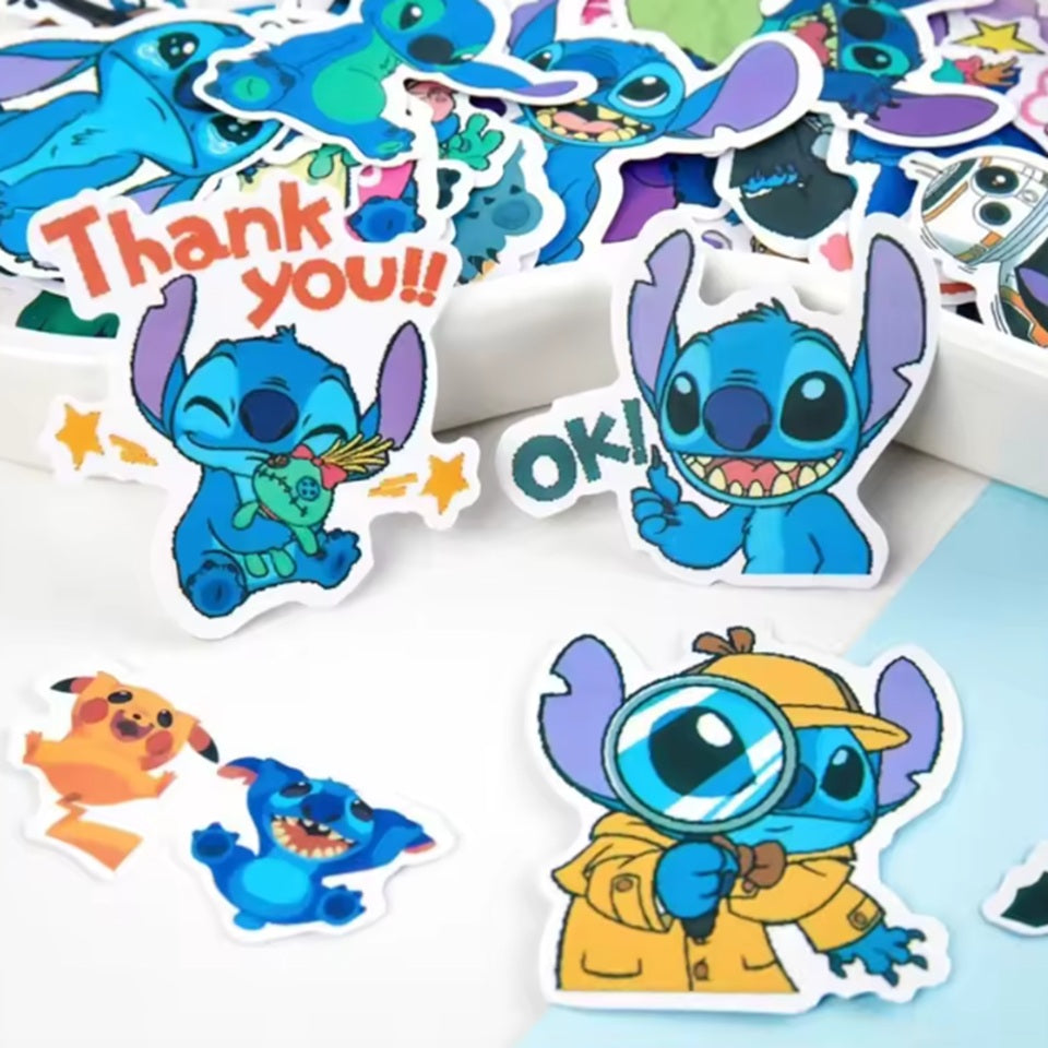 Stickers Lilo et Stitch - Lot de 20