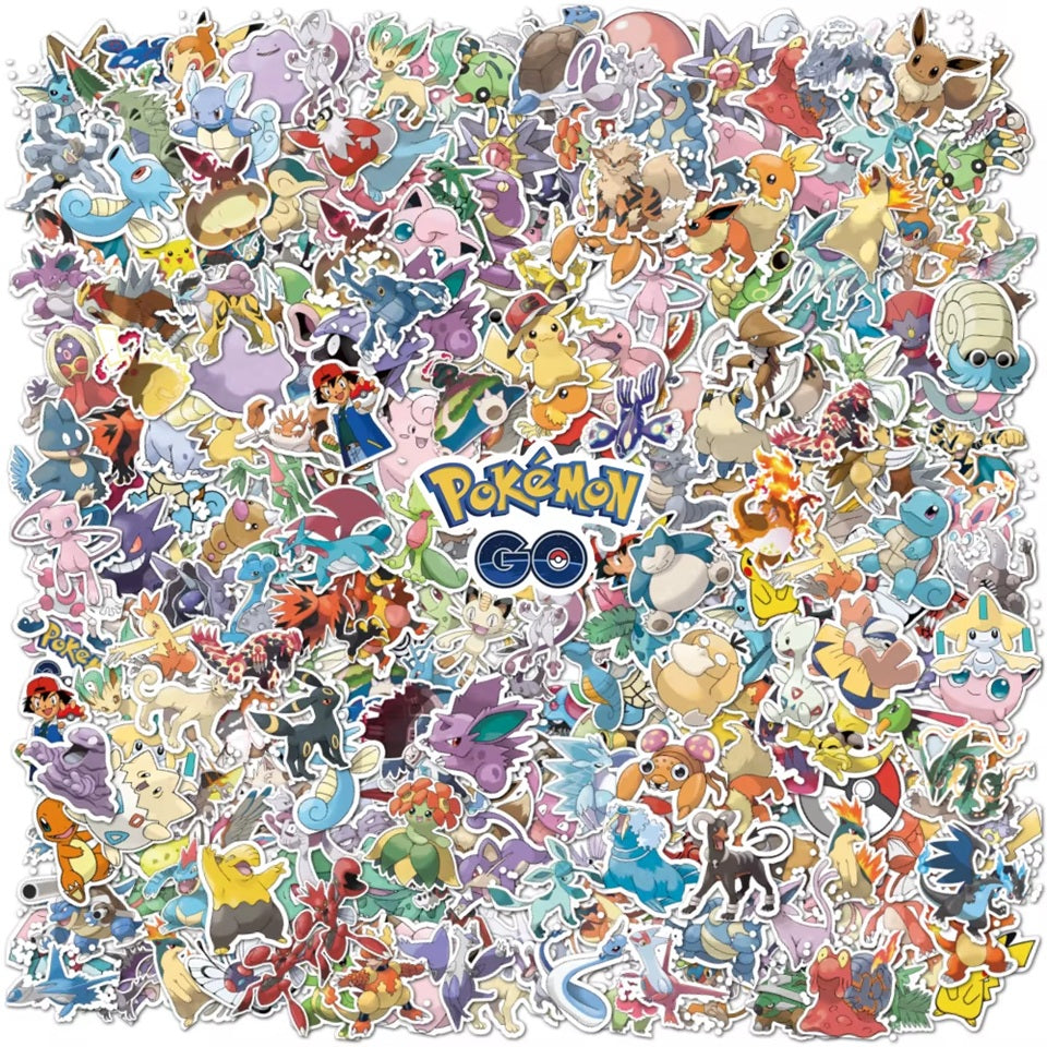 Lot de 20 Stickers Pokémon Colorés