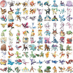 Lot de 20 Stickers Pokémon Colorés