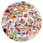 Stickers Thème Japon, Lot de 20 Pièces en Promo