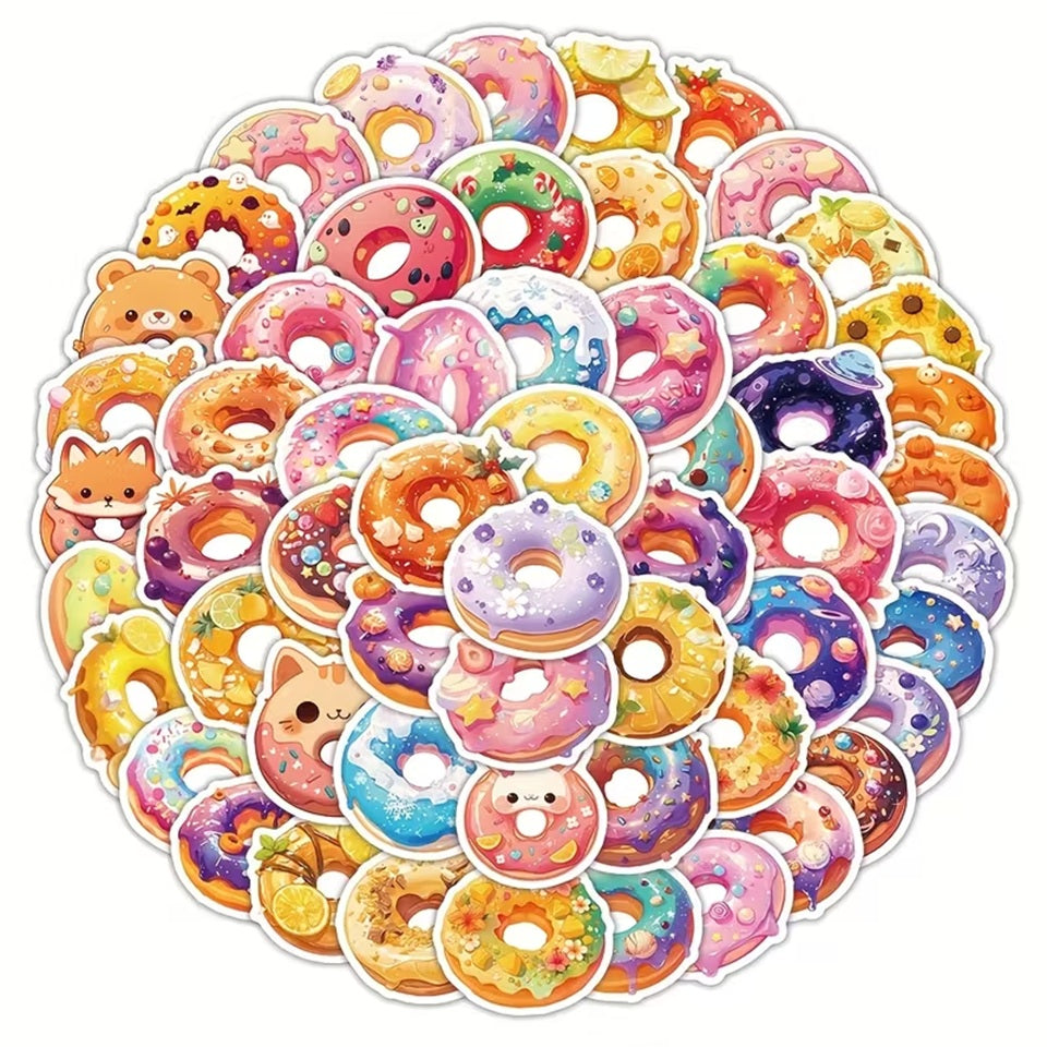 Stickers Donuts en Lot de 20