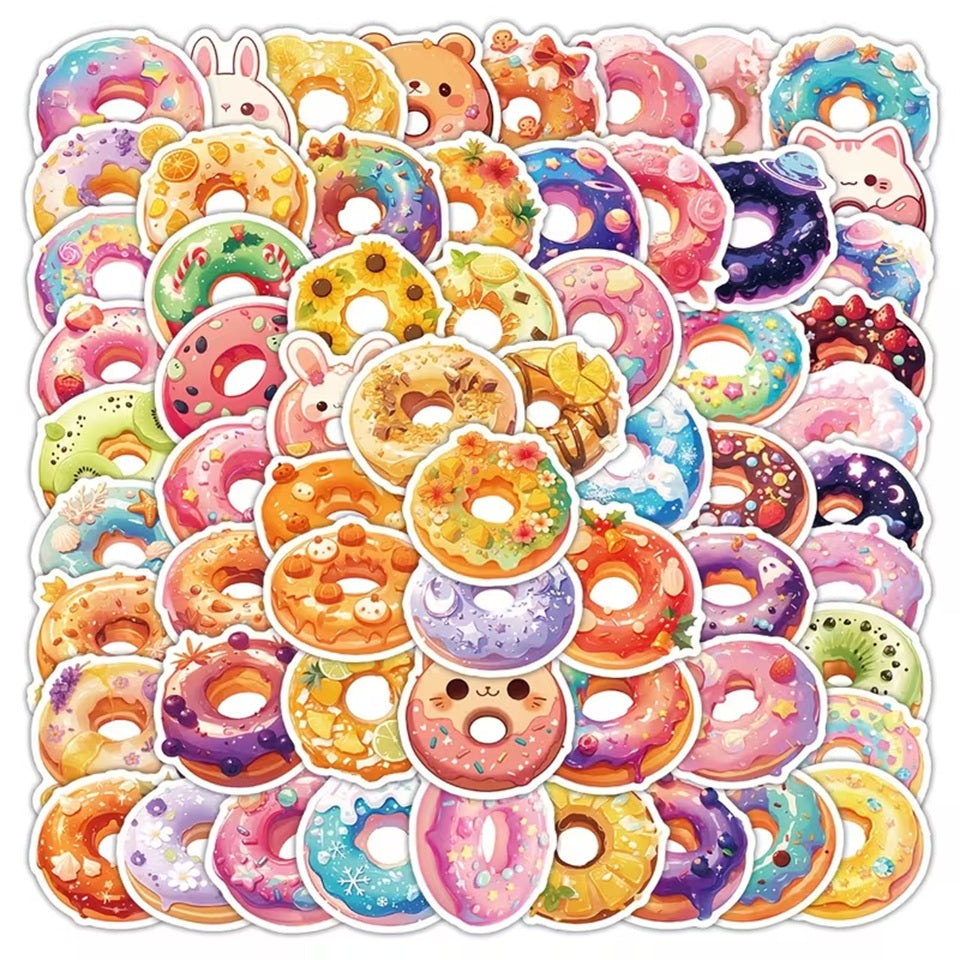 Stickers Donuts en Lot de 20