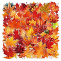 Stickers Feuilles d'Automne, Lot de 20