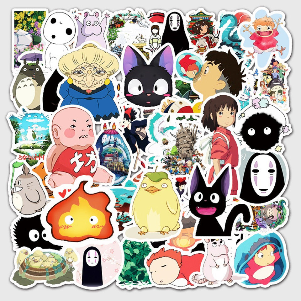 Stickers Ghibli Lot de 20 Pièces