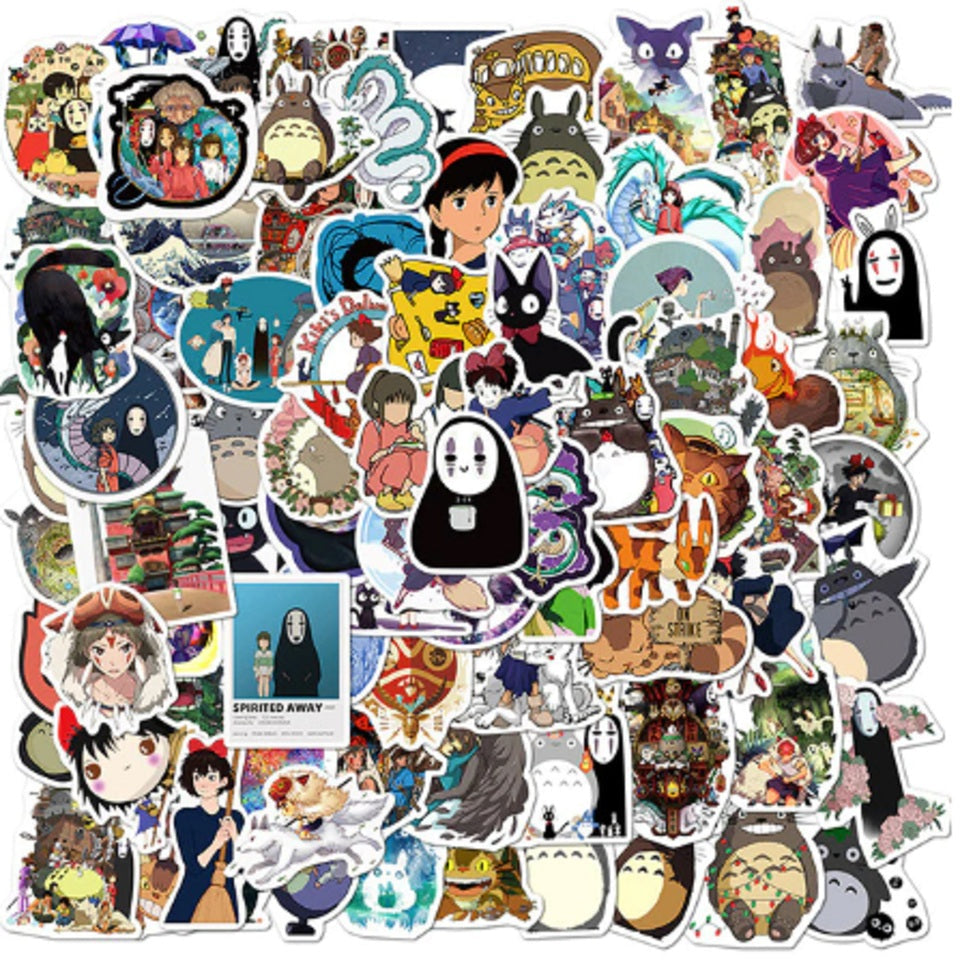 Stickers Ghibli Lot de 20 Pièces