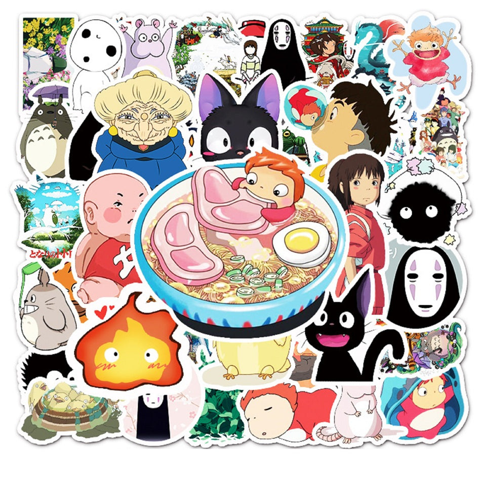 Stickers Ghibli Lot de 20 Pièces