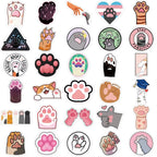 Stickers Pattes de Chat en Lot de 20