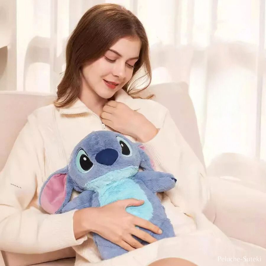 Bouillotte en Peluche Stitch Bleu