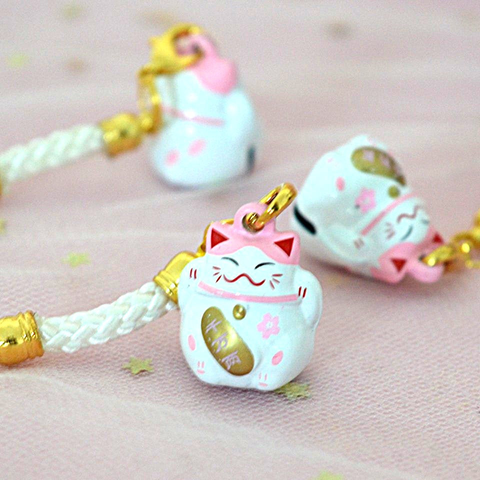 Grelot Maneki Neko avec Sangle