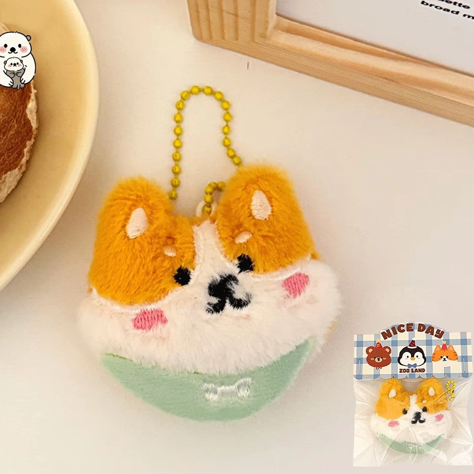 Porte-clés Peluche Animaux Mignon