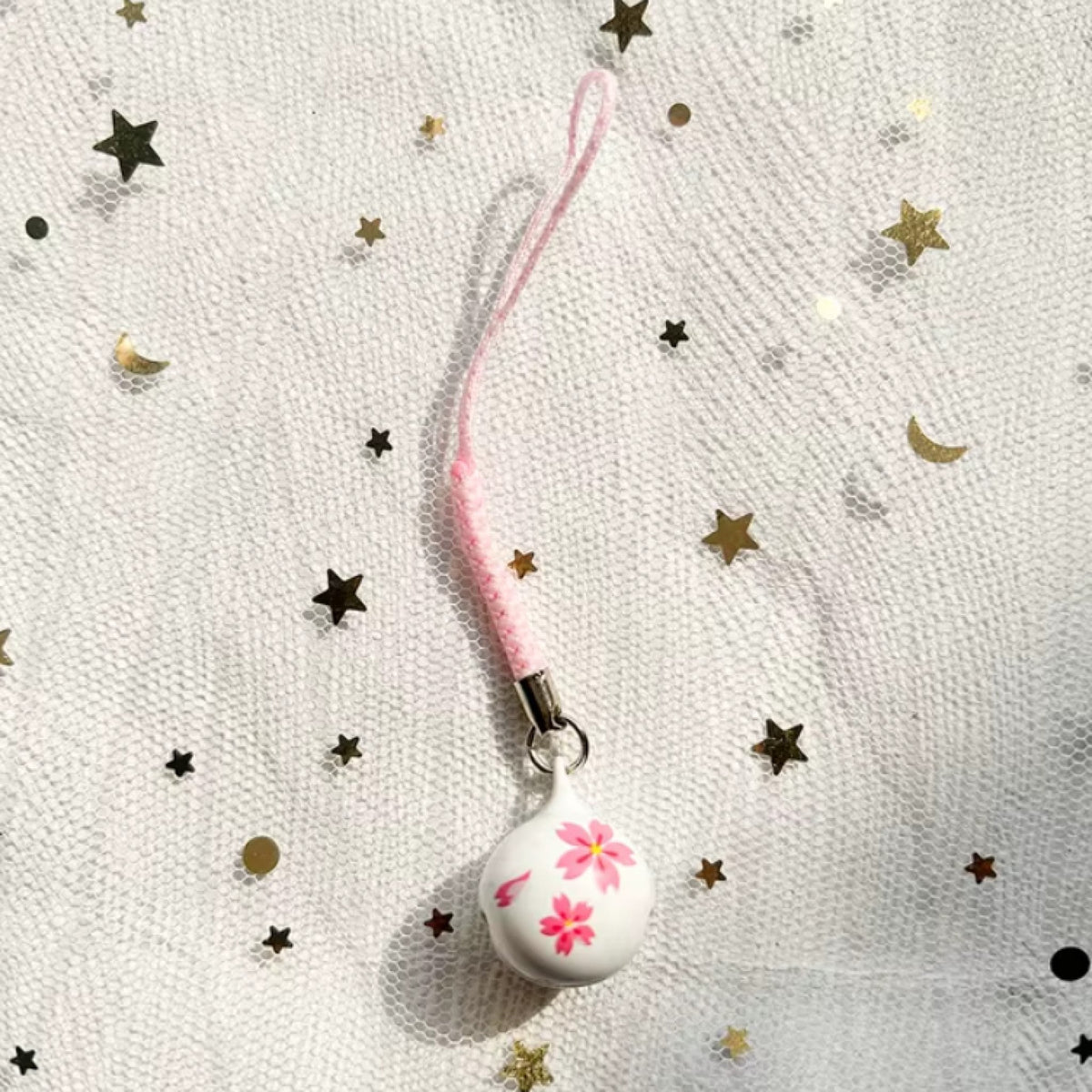 Bracelet à Grelot Fleurs de Sakura