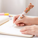 Stylo 10 Couleurs en Forme d'Ourson