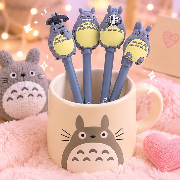 Stylo Bleu Motif Totoro