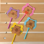Stylo Capybara kawaii en Éventail Japonais
