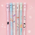 Stylos Gel Mignons à Têtes de Chat en Couleurs Pastel