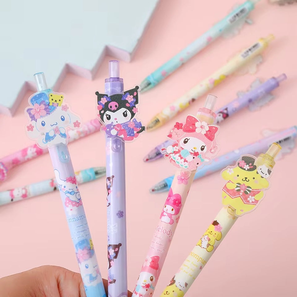 Stylo Sanrio aux Fleurs de Sakura