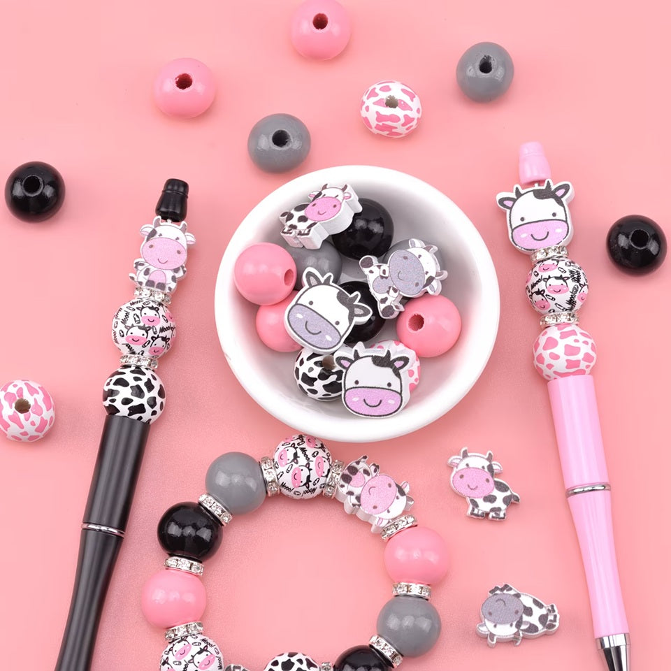 Stylo Breloques Vache DIY