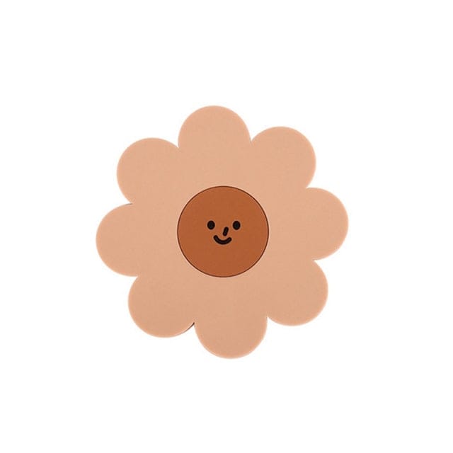 Dessous-de-verre PVC isolant thermique motif tournesol - Câlin Kawaii