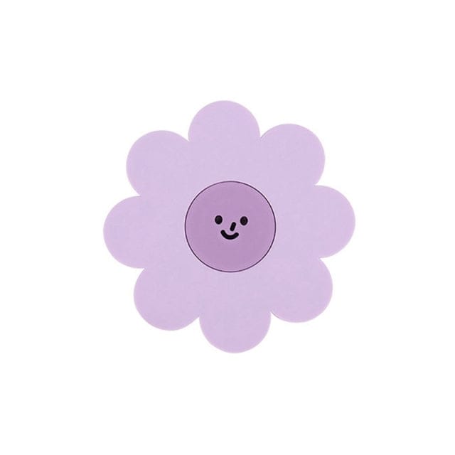 Dessous-de-verre PVC isolant thermique motif tournesol - Câlin Kawaii