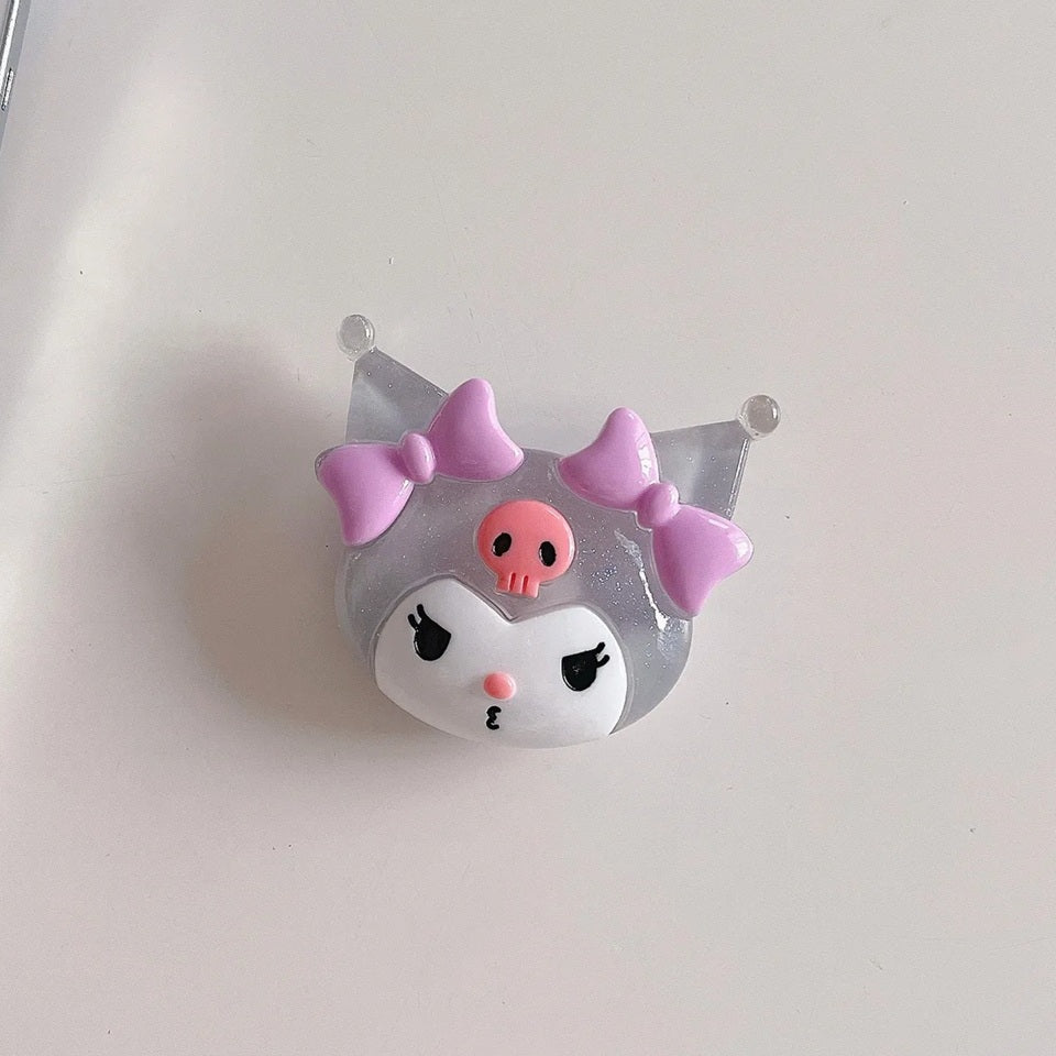 Grip Phosphorescent pour Smartphone Kuromi