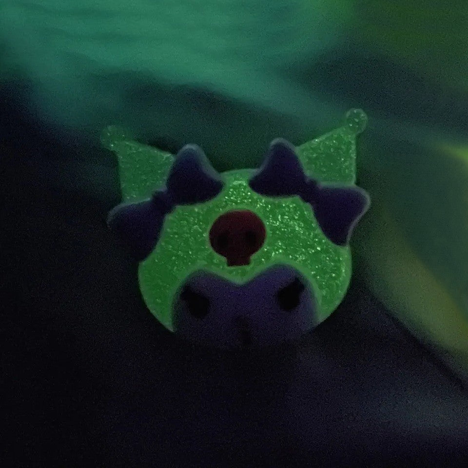 Grip Phosphorescent pour Smartphone Kuromi