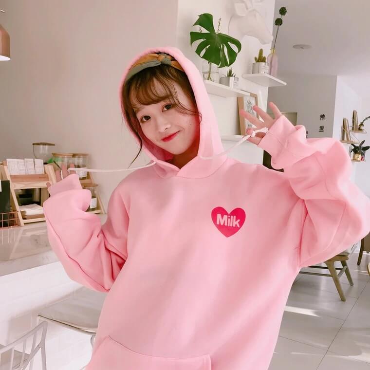 Sweat Kawaii en Coton Lait