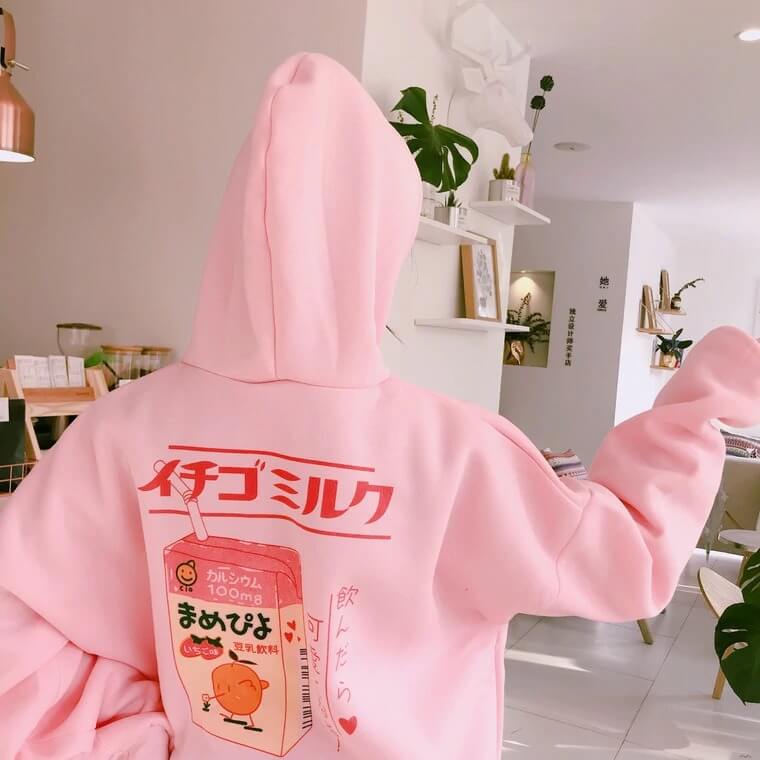 Sweat Kawaii en Coton Lait