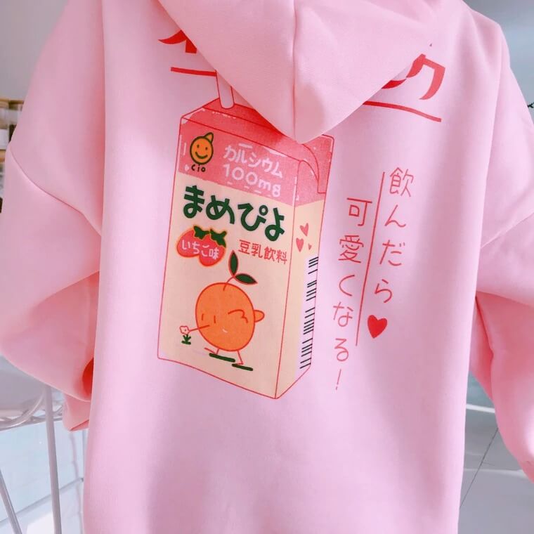 Sweat Kawaii en Coton Lait