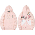 sweat japonais kawaii rose
