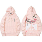 sweat japonais kawaii rose