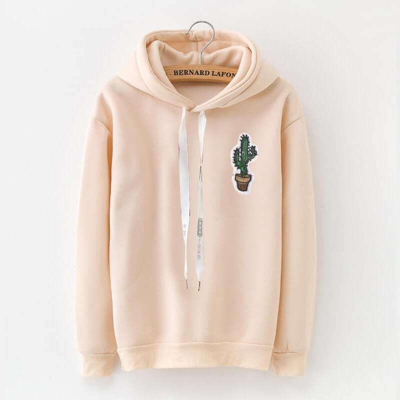 sweat kawaii cactus beige
