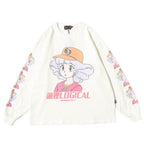 sweat kawaii logical blanc femme