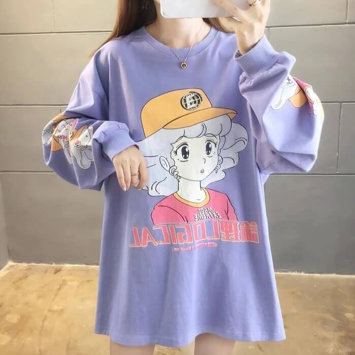 Sweat Kawaii pour Enfant Doux