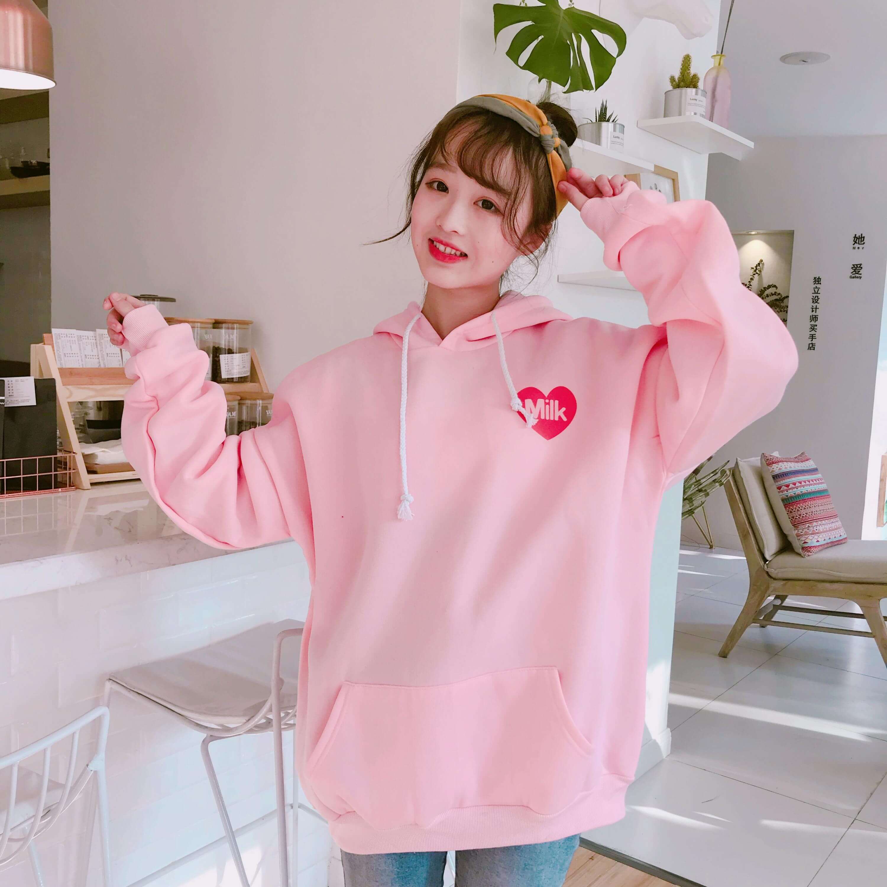 Sweat Kawaii en Coton Lait