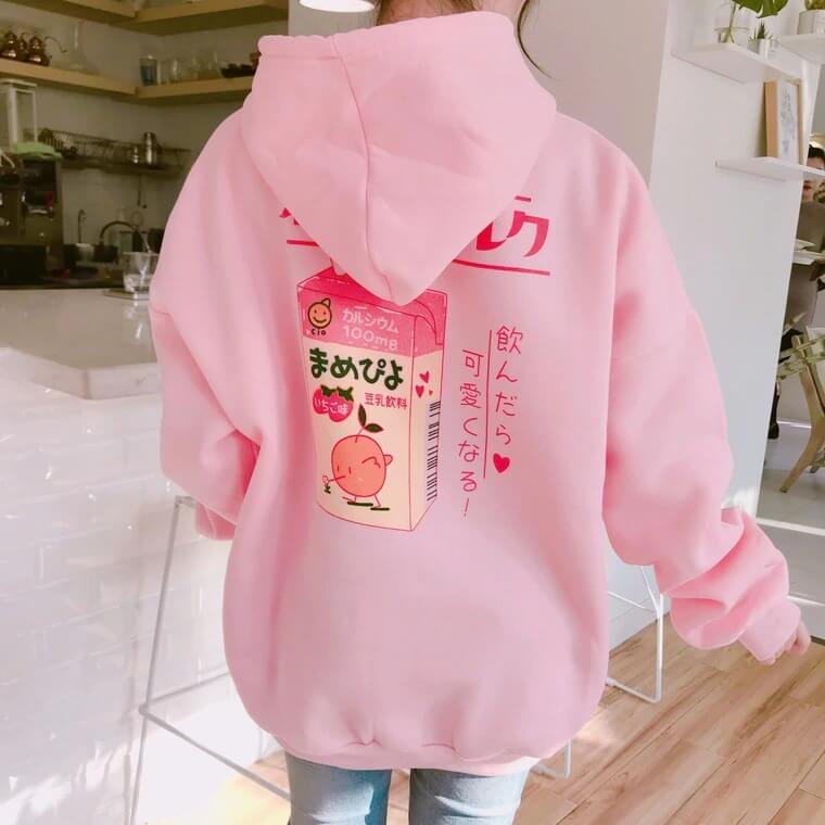 Sweat Kawaii en Coton Lait