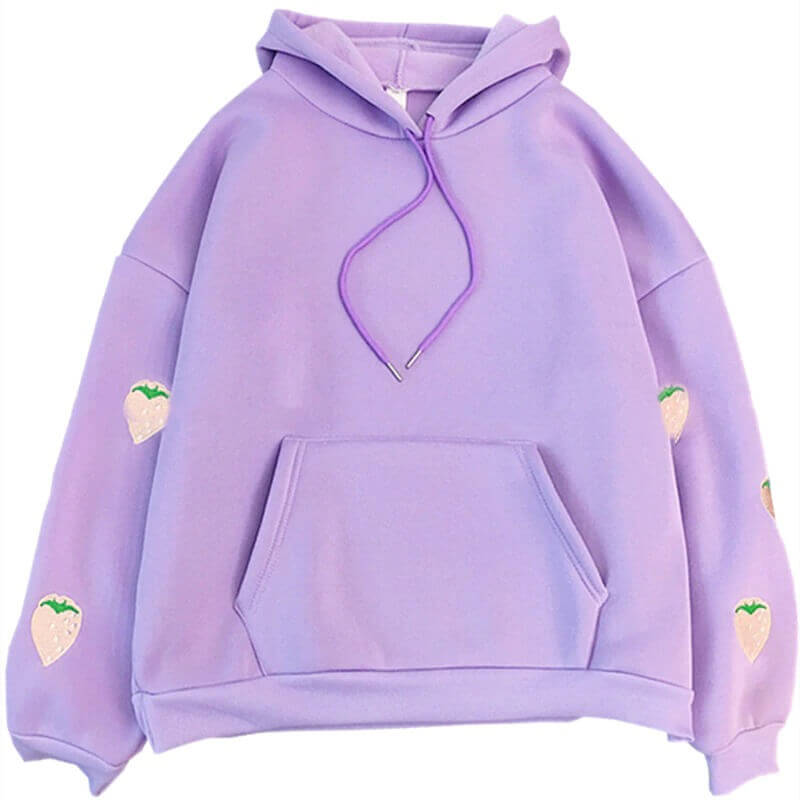 sweat kawaii strawberry violet