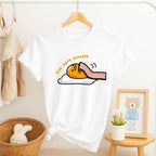 T-Shirt Gudetama Jaune Officiel