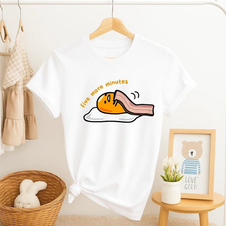 T-Shirt Gudetama Jaune Officiel