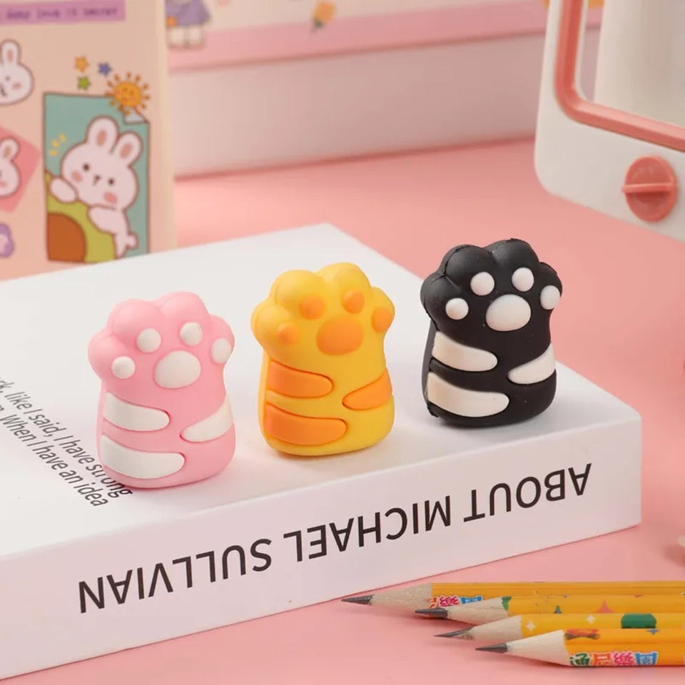 Taille-crayons Chibi en Patte de Chat
