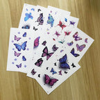 Tatouage éphémère Papillons délicats.