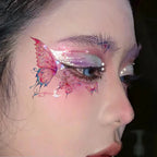 Tatouage éphémère Papillons Pailletés pour Visage