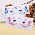 Tatouage éphémère Papillons Pailletés pour Visage