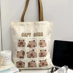 Tote Bag à Motif Capybara