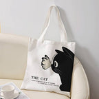 Sac Tote Chat Minimaliste