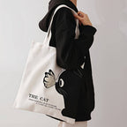 Sac Tote Chat Minimaliste