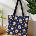 Tote Bag aux Petits Maneki Neko
