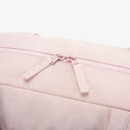 Sac Fourre-Tout Matelassé en Tissu Rose Pâle