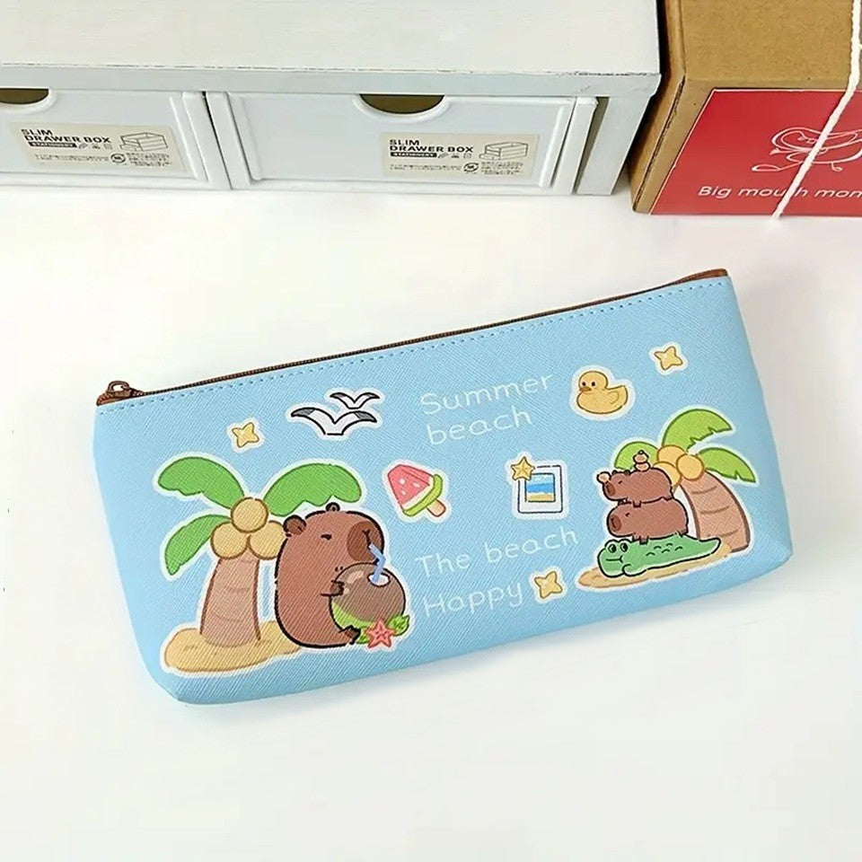 Trousse de Plage Capybara Colorée